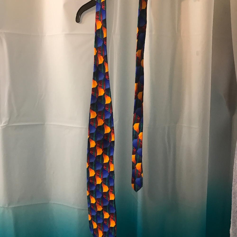 Jerry Garcia Vintage Abstract 100% Silk Tie from the "Race Records" Collection